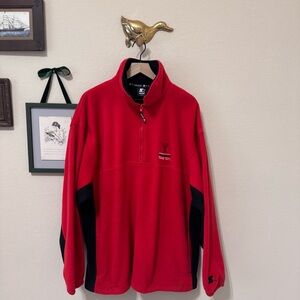 STARTER | Texas Tech Red Half-Zip Fleece Pullover 2XL